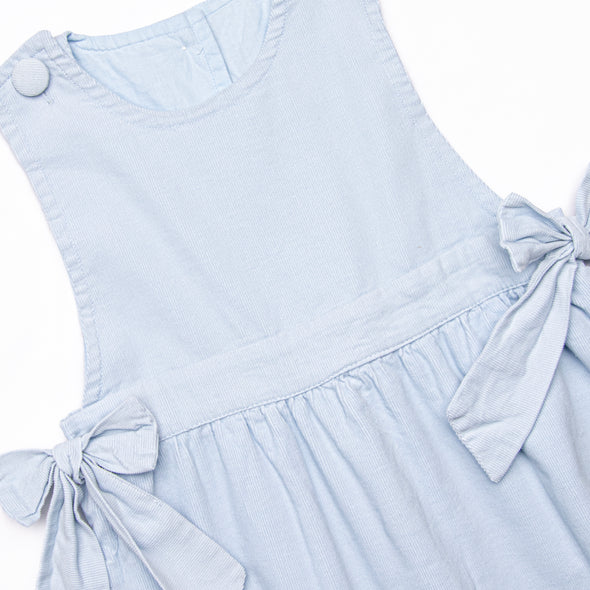 Eliza Corduroy Romper, Blue