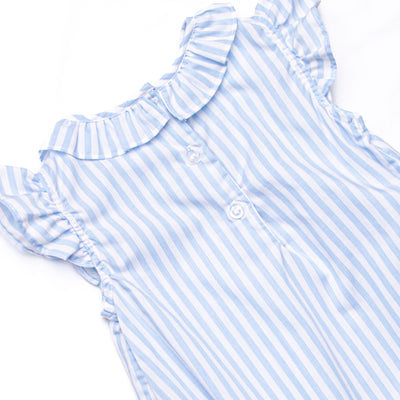 Seafoam Stripes Bubble, Blue