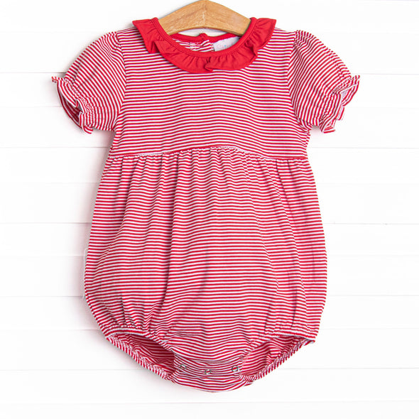 Annie Puff Sleeve Bubble, Red