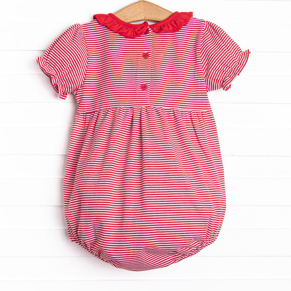 Annie Puff Sleeve Bubble, Red