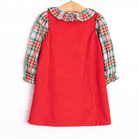 Christmas Classic Dress Set, Red