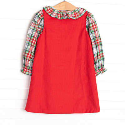 Christmas Classic Dress Set, Red