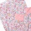 Sunset Florals Bamboo Pajama Set, Pink