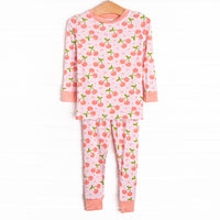 Cherry Sweet Dreams Bamboo Pajama Set, Pink