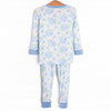 Bedtime Blossoms Bamboo Pajama Set, Blue