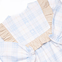 Picture Perfect Plaid Skirt Set, Blue