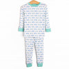 Truck Stop Bamboo Pajama Set, Green