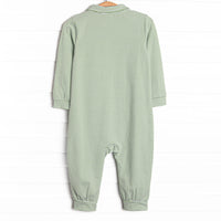Tee'd Up Embroidered Romper, Green