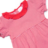 Annie Puff Sleeve Bubble, Red