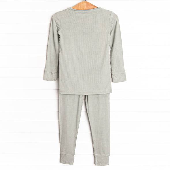 Sage Slumber Bamboo Pajama Set, Green