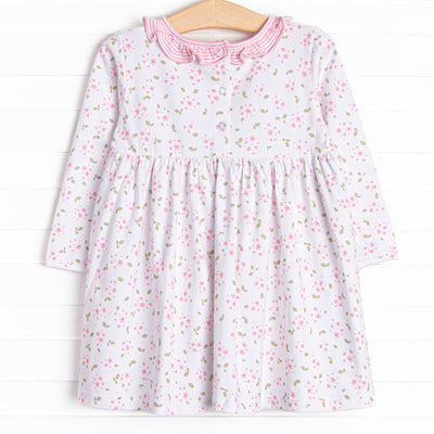 Saffron Stripes Dress, Pink