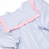 Bonnie Long Sleeve Bubble, Pink and Light Blue Stripe