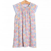 Island Blooms Bamboo Night Gown, Blue