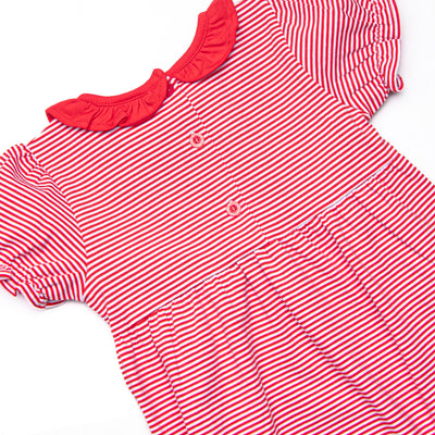 Annie Puff Sleeve Bubble, Red