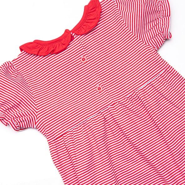 Annie Puff Sleeve Bubble, Red