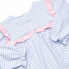 Bonnie Long Sleeve Bubble, Pink and Light Blue Stripe