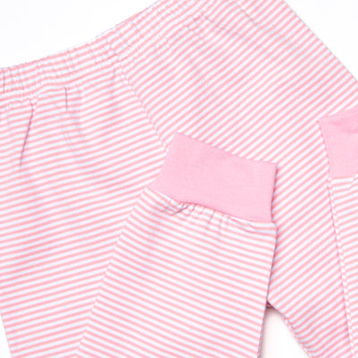 Jolly St. Nick Applique Pajama Set, Pink