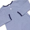 Noah Long Sleeve Pocket Bubble, Navy Stripe