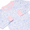 Timeless Toile Bamboo Pajama Set, Blue