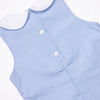 Let's Celebrate Smocked Jon Jon, Blue Gingham