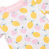 Strawberry Lemonade Bamboo Pajama Short Set, Pink