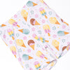 Ice Cream Dreams Bamboo Pajama Short Set, Pink