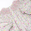 Bow Me Away Smocked Legging Set, Green and Pink Floral