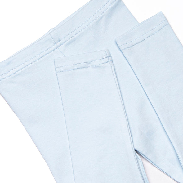 Pups and Paws Pima Embroidered Legging Set, Blue