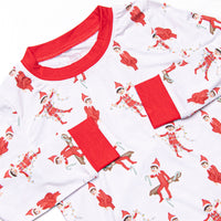 Prank Time Pal Bamboo Pajama Set, Red