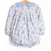 Hydrangea Blooms Collared Bubble, Blue