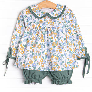 Southern Sage Bloomer Set, Green