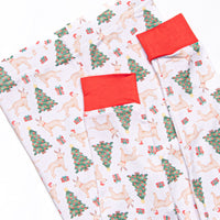 North Pole Pups Bamboo Pajama Set, Red