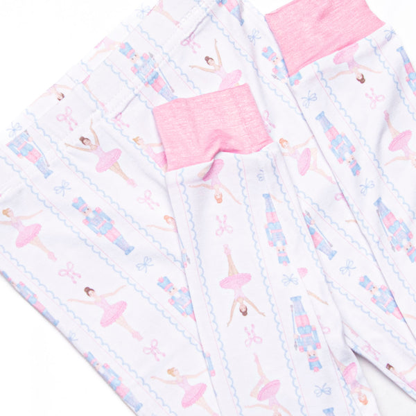Sugar Plum Soiree Bamboo Pajama Set, Pink