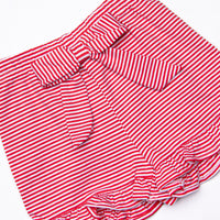 Snack Time Slices Applique Ruffle Short Set, Red