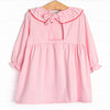 Christmas Delivery Applique Dress, Pink