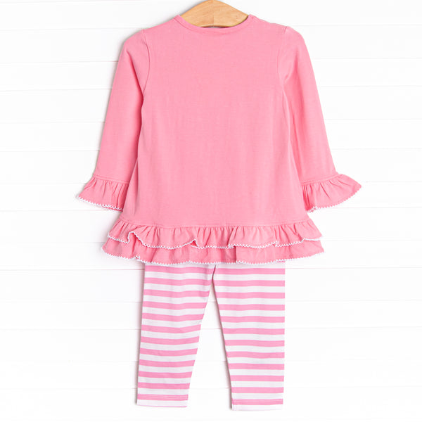 Castle Cutie Legging Set, Pink