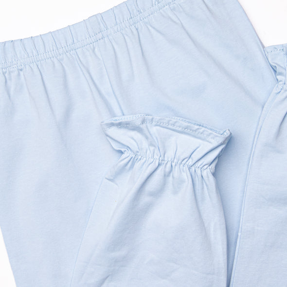 You Had Me at Hydrangea Pant Set, Blue