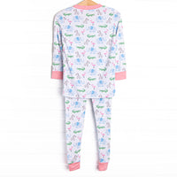 Zoo Park Pals Bamboo Pajama Set, Pink