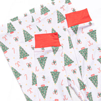 Spruced Up For The Season Boy Bamboo Pajama Set, Red