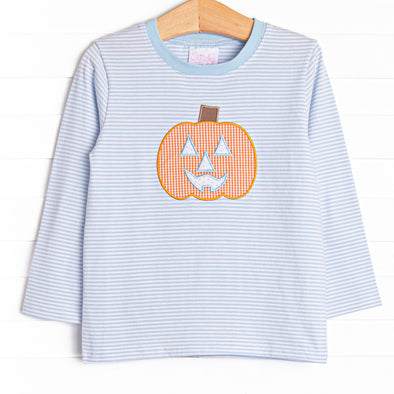 Cutest Carving Applique Top, Blue
