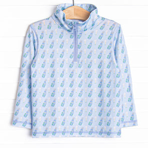 Bogey Blues Performance Pullover, Blue
