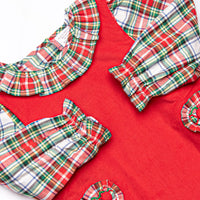 Christmas Classic Dress Set, Red