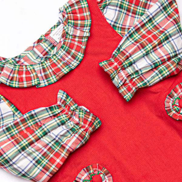 Christmas Classic Dress Set, Red