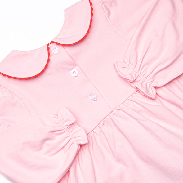 Christmas Delivery Applique Legging Set, Pink