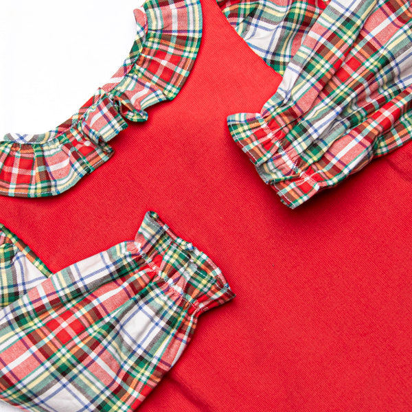 Christmas Classic Dress Set, Red