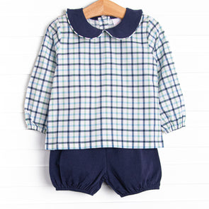 Effortless Days Bloomer Set, Blue