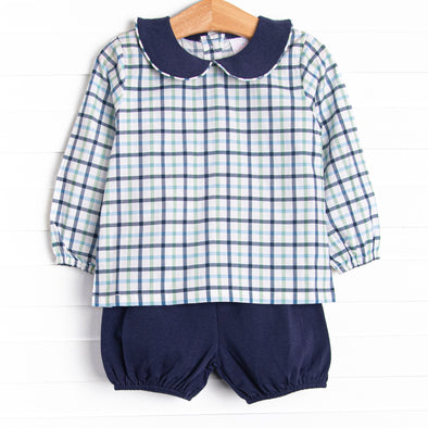 Effortless Days Bloomer Set, Blue