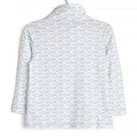 Clear Lake Catch Performance Pullover, Blue