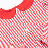 Sleigh Ride Smocked Bubble, Red
