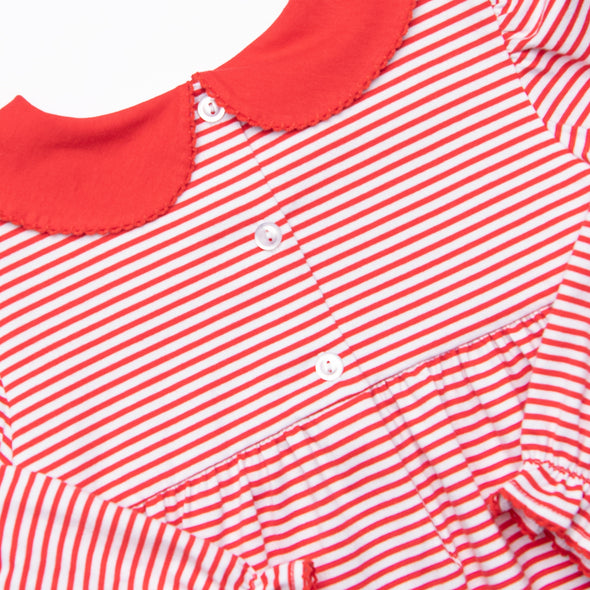 Sleigh Ride Smocked Legging Set, Red